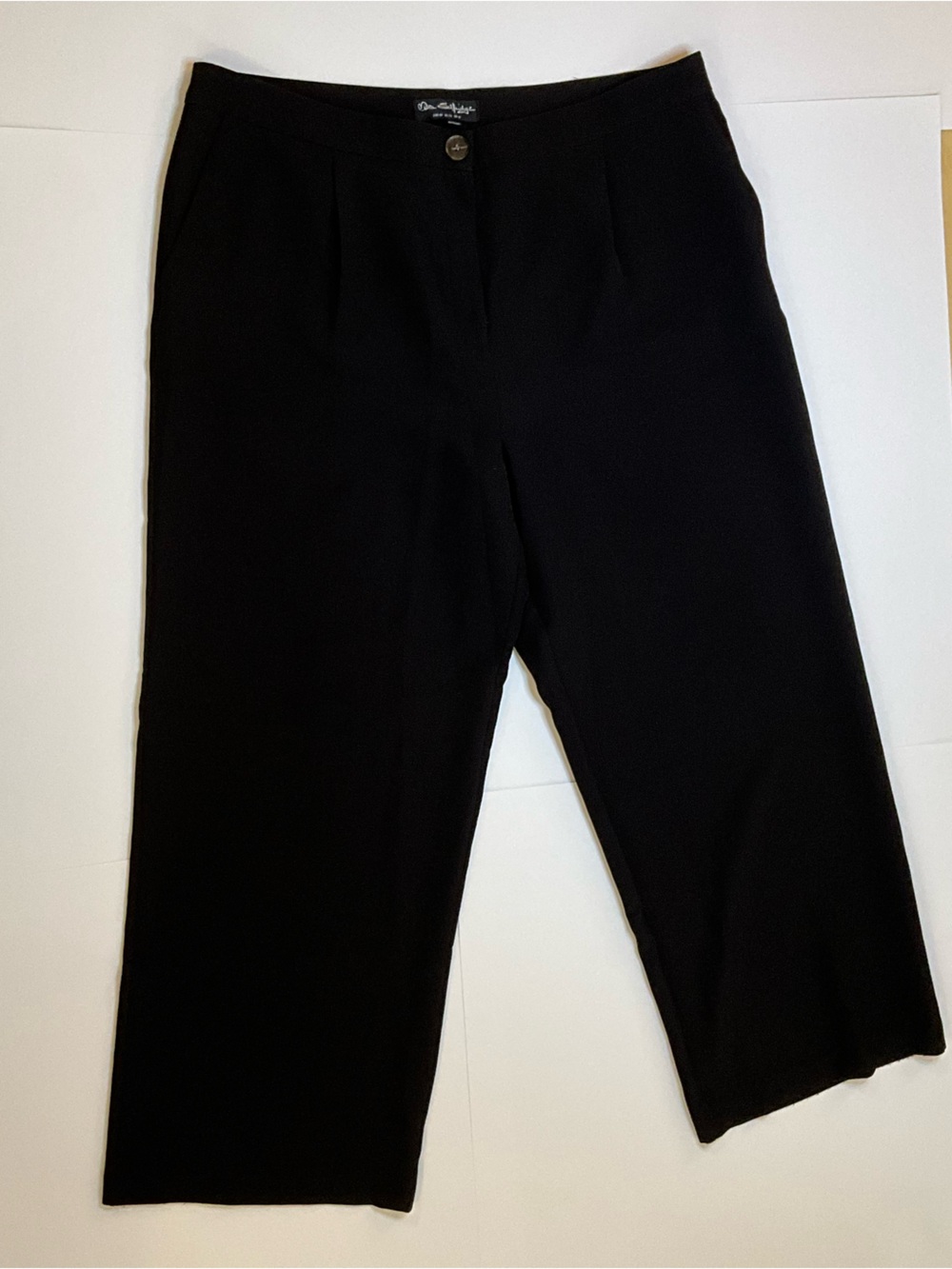 Miss Selfridge Black Wide Leg Dress Pants Size 14 Career Trouser - Picture 3 of 6